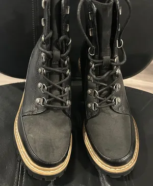 A New Day Black Faux Leather Women’s Boots size 6 thumbnail 1