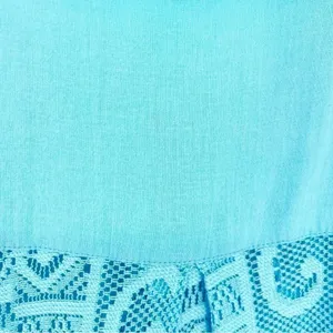 BECCA Mesh Button Down Belted Swim Cover Up Women's‎ Size M Blue Resortwear thumbnail 6