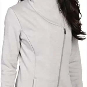 ✨Lucy Asymmetrical Zip Button Closure Yoga Jacket✨ Blue Size XS thumbnail 8