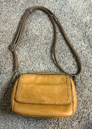 Fossil Leather Crossbody Bag thumbnail 1