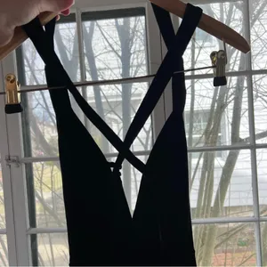 Elegant Black Strappy Dress thumbnail 4