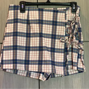 Like An Angel Plaid Skort Size Large thumbnail 1