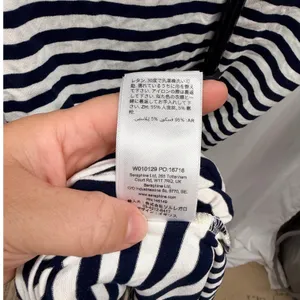 Seraphine Navy/White Striped Maternity and Nursing A-Line Soft Jersey Dress Sz 6 thumbnail 9