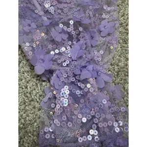 IHeartRaves Purple Sequin Floral Puff Sleeve Underwire Crop Bra Top Size XS thumbnail 10
