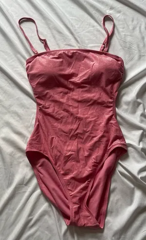 Sparkle Pink One-Piece Swimsuit thumbnail 1