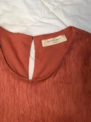 Women's Rust Lace Camisole Tank by thumbnail 3