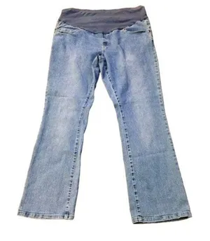 Planet Motherhood Maternity Jeans Womens L (12/14) Used thumbnail 1
