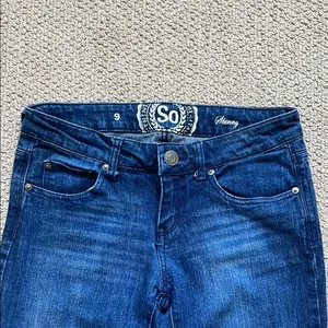 SO Women's Dark Blue Ankle Jeans thumbnail 2