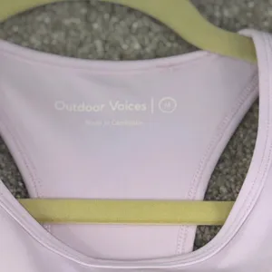 Outdoor Voices Exercise Dress Womens M Lavender Racerback Athletic Tennis Dress thumbnail 3