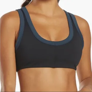 FP Movement by Free People Rebel Women's Contrast Scoopneck Sports Bra Size S thumbnail 1