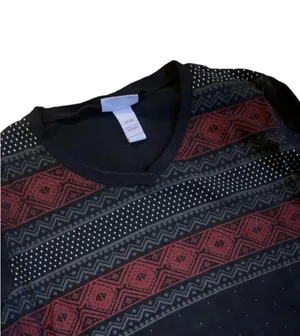 Vintage 90s LOOP 18 Brand Argyle Sweater Women’s Plus Size 17/19 thumbnail 2