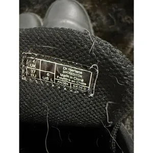 Dr Martens Women's Shoreditch Boot Greasy Black Leather Lace Up Combat Size 6 US thumbnail 6