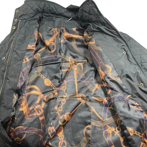 Lauren Ralph Lauren Black Quilted Coat with Removable Hood thumbnail 4