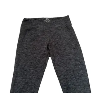 Mono B Charcoal Gray‎ Space Dye High Rise Active Leggings Stretchy Size Medium thumbnail 2