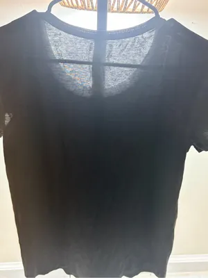 lululemon athletica Black Scoop Neck Short Sleeve Tee thumbnail 5