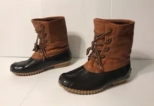 The Original duck boot Arianna winter snow rain mid calf boot women size 7.5 M thumbnail 1