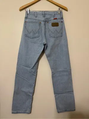 Wrangler Cowboy Cut Light Wash Straight Leg Jeans 1x30 thumbnail 4