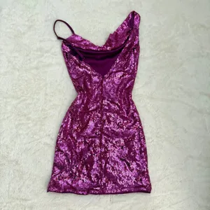 Hello Molly Citadel Skies Purple Sequin Mini Dress - Size 2 thumbnail 9