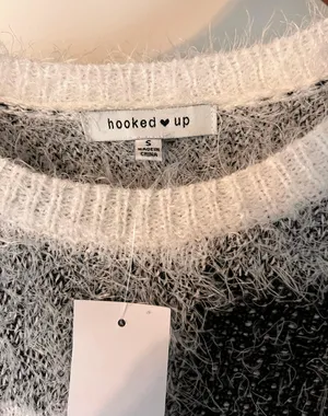 Macy's Black & White Sweater thumbnail 3