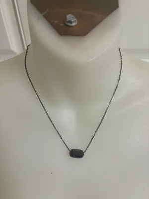 Kendra Scott Elisa Black Drusy thumbnail 1