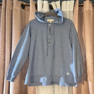 Michael Kors Size M 1/4 Zipup Hoodie thumbnail 1