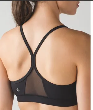 Lululemon Black Flow Y Sports Bra thumbnail 2