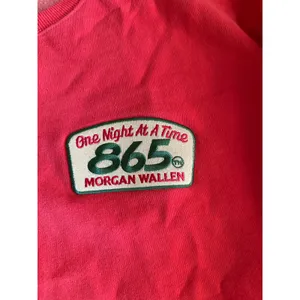 Morgan Wallen "One Night At A Time" 865 Coral Red Crewneck Sweatshirt - Size XL thumbnail 3