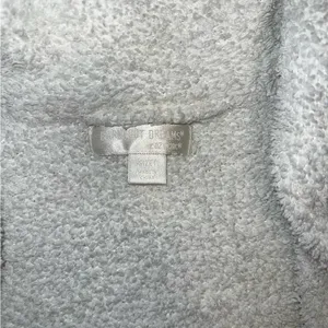 Barefoot Dreams Ivory / White Size 1 Chic Cozy Robe with Strap thumbnail 4