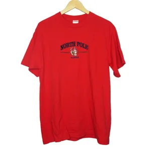 Vintage 90s North Pole Alaska Embroidered Christmas Shirt thumbnail 2