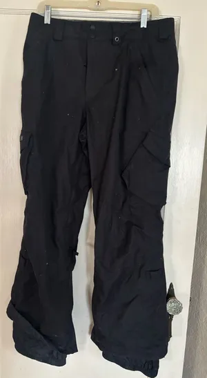 Burton Black Snow Pants with Multiple Utility Pockets thumbnail 1