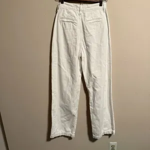 Madewell The Harlow Wide-Leg Jean Baggy Straight in Tile White- Size 23 thumbnail 5