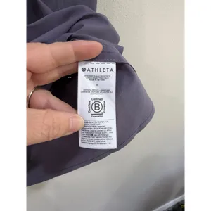 Athleta Refined Zephyr Laser Tank Purple Gray Perforated Activewear Top Medium thumbnail 6