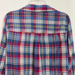 American Eagle Vintage Boyfriend Plaid Women's Shirt Size Small thumbnail 9