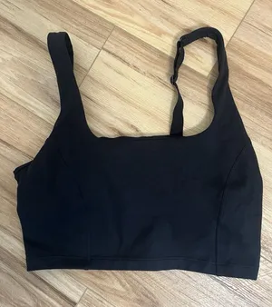 Aerie Offline‎ Wm Med The Hugger Black Athleisure Top Workout Sport Preppy thumbnail 1