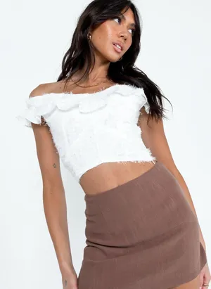 Princess Polly Off-The-Shoulder Top thumbnail 1