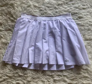 Alo Yoga Varsity Tennis Skirt White S thumbnail 3