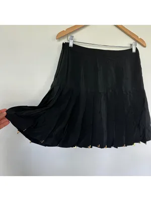 Versaxe X H&M Pleated Miniskirt Size US 10 thumbnail 5