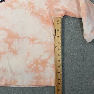 Auburn Tigers VTG LasOlas Women's S Peach Tie Dye 3/4 Sleeve T-Shirt Studded thumbnail 8