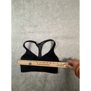 Lululemon Black Racerback Sports Bra Mesh Back Padded Athletic Yoga 4 thumbnail 7