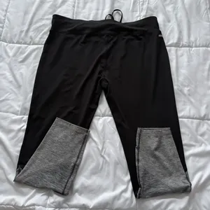 Womens Size XL Leggings Pants‎ Black Gray Drawstring Yoga Activewear Running Gym thumbnail 7