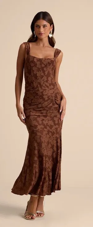 Brown Lulus Dress thumbnail 1