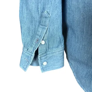 Old Navy XSP The Boyfriend Shirt long sleeve collared button down denim women's thumbnail 6