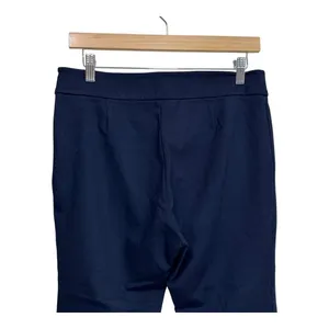 Lauren Ralph Lauren navy blue high waisted‎ dress pants medium petite thumbnail 3