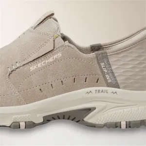 Skechers Slip Ins Hillcrest‎ Sunapee Trail Taupe Suede Shoes Women's 8 Hiking thumbnail 8
