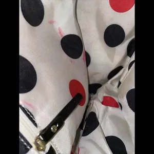 Kate Spade Baxter‎ Stevie Black Nylon Leather Satchel Handbag thumbnail 5