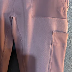 ALO Yoga High Waisted Dusty Rose Pocket Leggings thumbnail 8