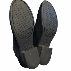 TOMS Black Suede Ankle Boots Block‎ Heel Casual Comfort Shoes Womens Size 8.5 M thumbnail 6