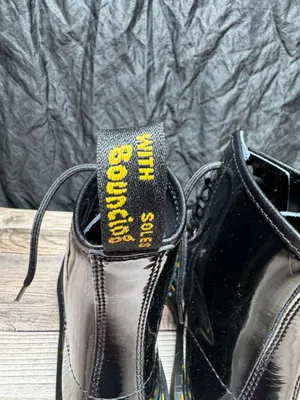 Dr. Martens AirWair Black Combat Boots US Size 4 thumbnail 5