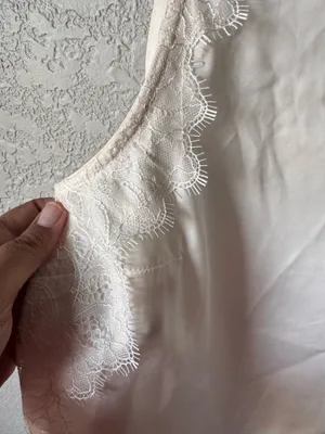 Banana Republic Lace Blouse large ivory euc romantic lace fairy thumbnail 4