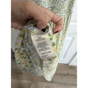 FREE PEOPLE Lavender Daze Dress Green Floral Print L/XL thumbnail 6